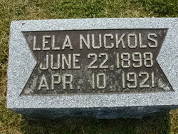 Lela Edna <I>Richey</I> Nuckols 