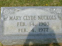 Mary Clyde <I>Ford</I> Nuckols 