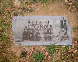 Willie M Alexander 