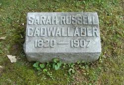 Sarah <I>Russell</I> Cadwallader 