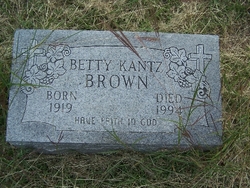 Betty <I>Kantz</I> Brown 