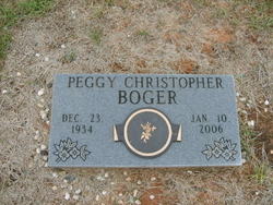 Peggy <I>Christopher</I> Boger 