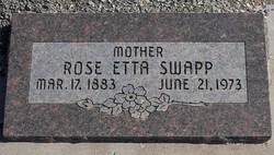 Rose Etta <I>Hatch</I> Swapp 