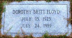 Dorothy <I>Britt</I> Floyd 