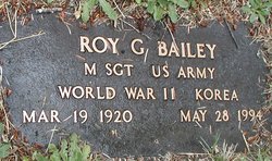 Sgt Roy George Bailey 