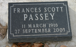 Helen Frances <I>Scott</I> Passey 
