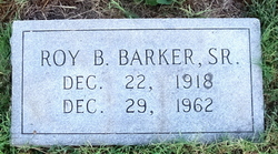 Roy Benjamin Barker Sr.