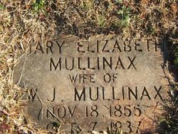 Mary Elizabeth <I>Sapaugh</I> Mullinax 