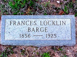 Frances Ann “Fanny” <I>Locklin</I> Barge 