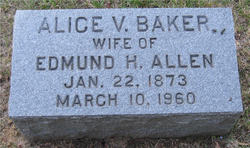 Alice Virginia <I>Baker</I> Allen 