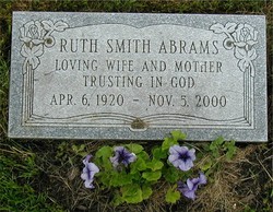 Ruth Mildred <I>Smith</I> Abrams 