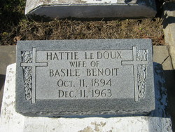 Hattie <I>LeDoux</I> Benoit 