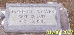 Harriet Levina <I>Brady</I> Weaver 