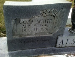 Cora Irene <I>White</I> Alston 