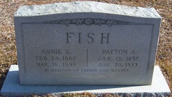 Annie E <I>Adams</I> Fish 