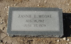 Zannie Everett Moore 