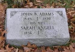 Sarah <I>Angell</I> Adams 