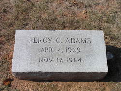 Percy G Adams 