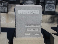 Beatrice <I>Frank</I> Berenbach 