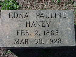Edna Pauline <I>McCleskey</I> Haney 