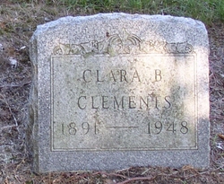 Clara Belle <I>Starkweather</I> Clements 
