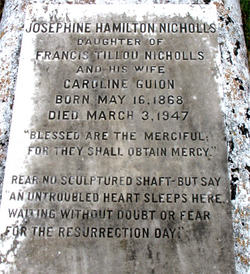 Josephine Hamilton Nicholls 