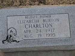 Elizabeth Pearl <I>Charlton</I> Burton 