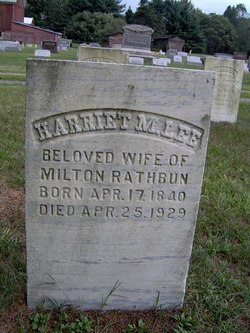Harriet M. <I>Lee</I> Rathbun 