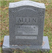 Frances Waller <I>Cooper</I> Allen 