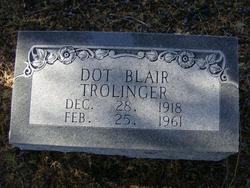 Dot <I>Blair</I> Trolinger 