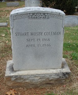 Victoria Stuart <I>Mosby</I> Coleman 