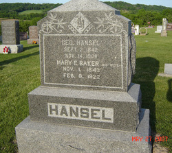 Mary E. <I>Baker</I> Hansel 