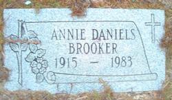 Annie <I>Daniels</I> Brooker 