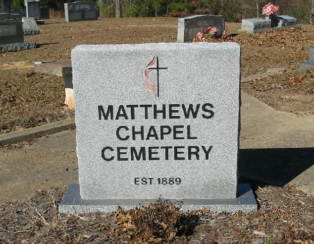 Matthews Chapel Methodist Church Cemetery