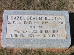 Hazel <I>Beahm</I> Bucher 