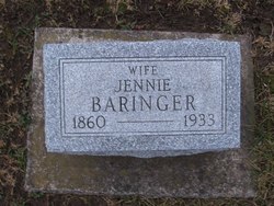 Mary Jane “Jennie” <I>Kneese</I> Baringer 