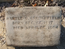 Myrtle G Crutchfield 