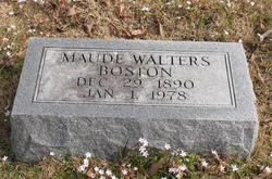 Maude <I>Walters</I> Boston 