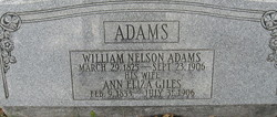 Ann Eliza <I>Giles</I> Adams 