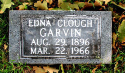 Edna June <I>Clough</I> Garvin 