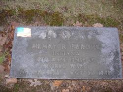 PFC Henry Raymond Purdue 