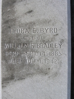 Flora Elizabeth <I>Byrd</I> Bradley 