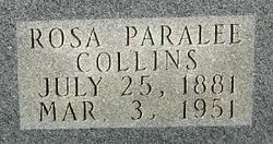 Rosa Paralee Collins 
