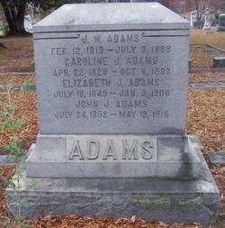 Elizabeth J <I>Adams</I> Anderson 