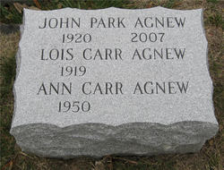 Lois <I>Carr</I> Agnew 
