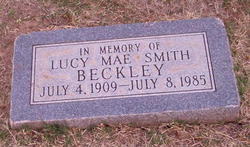 Lucy Mae <I>Smith</I> Beckley 