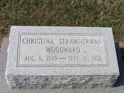 Christina <I>Strawderman</I> Woodward 