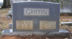 Julia Ellen <I>Belk</I> Griffin 