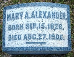 Mary A. <I>Bishop</I> Alexander 