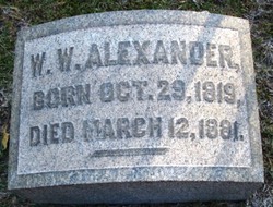 William Walker Alexander 